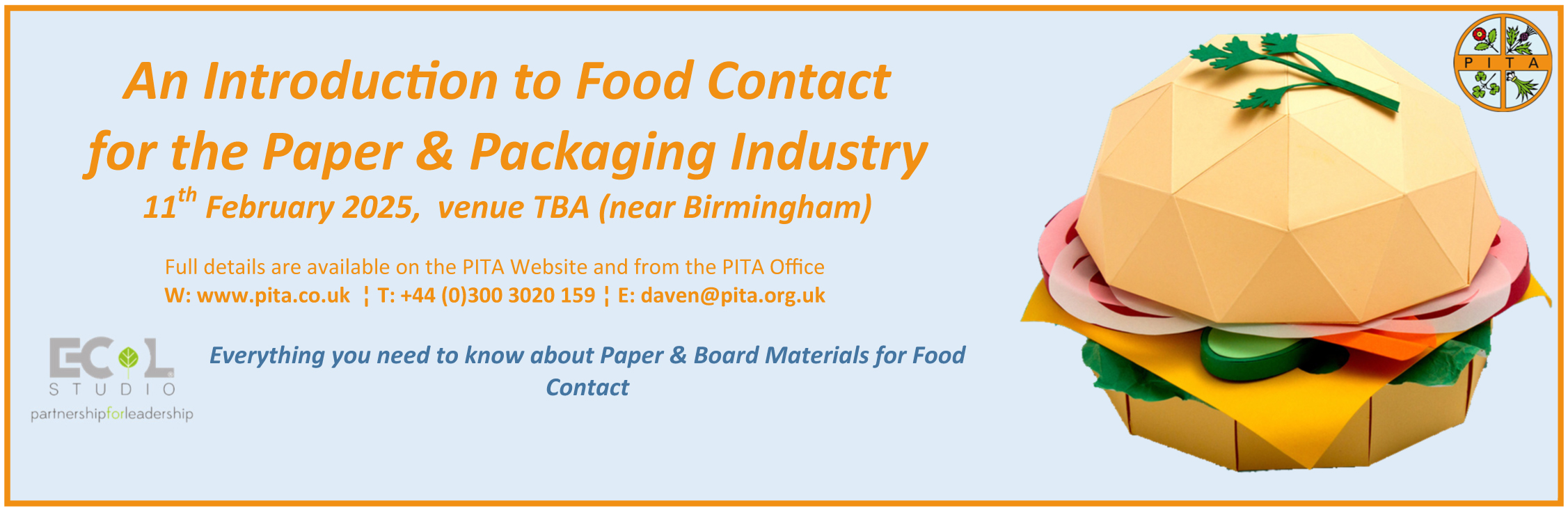 Food Contact Course Feb 2025 Banner